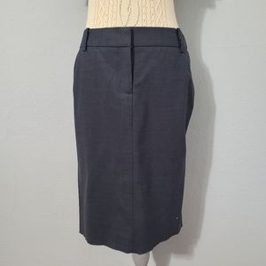 BCBG Max Azria Black Daniella Wool Blend Mermaid Pencil Skirt‎ NWT Size 8